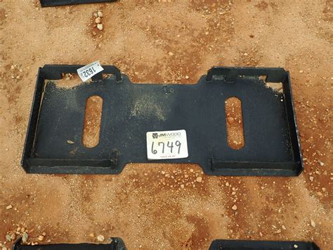 skid steer quick attach plates|attachment plate for skid steer.